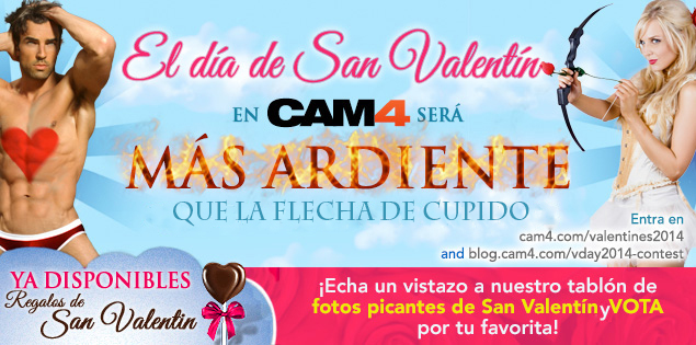 Vota tu San Valentín más Travieso con Cam4