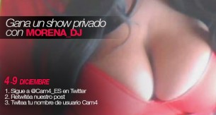 ¡Gana un show privado GRATIS con Morena_Dj!