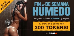 Fin de Semana Húmedo en CAM4: Shows en la ducha!!!