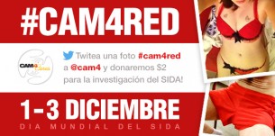 El Rojo es Sexy: Twitea tu foto #cam4red y colabora con el día mundial del SIDA