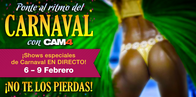 El Carnaval Brasileño en las webcams de CAM4!