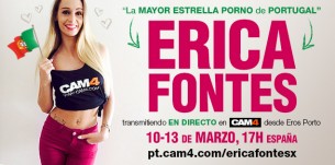 Erica Fontes transmitiendo desde Eros Portugal!