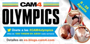 Estos son los 3 ganadores de la prueba “Cum Shot”! #CAM4Olympics