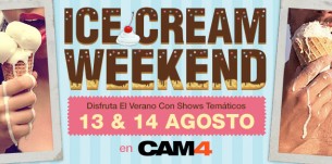 ¿Listos para lamer? Llega el fin de semana #icecream de CAM4!