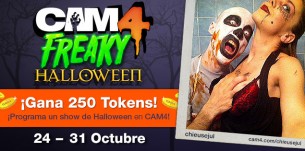 Freaky Halloween en CAM4: 24 a 31 de Octubre