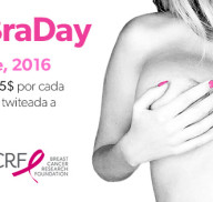 Apoya el #NoBraDay: Twitea tu “hand bra” a @CAM4 por el cáncer de mama