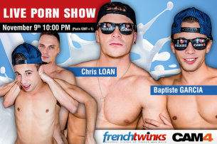 Frenchtwinks – Rodaje porno Gay en directo!