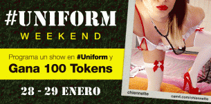Uniform Weekend! Programa tu show #uniform y gana 100 tokens!