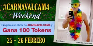 Carnavalcam4 weekend! Ponte sexy en Carnaval y gana 100 tokens!