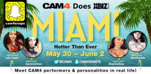 CAM4 en la 14ª edición de los premios XBIZ AWARDS en Miami!