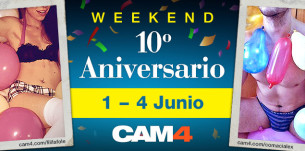 Este fin de semana CAM4 se llena de camshows #perfect10