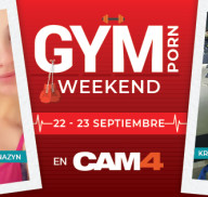 Maratón de Shows GYMPORN, este fin de semana vas a sudar mucho en CAM4!