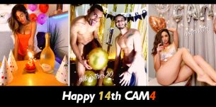 ¡CAM4 cumple 14 años! ♡ Celebramos con un largo fin de semana de Party Cam Shows
