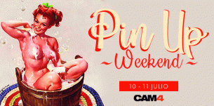 Este fin de semana las Pin Up más sexy de la webcam en directo en CAM4!