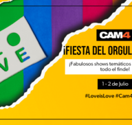 Celebra el Orgullo con el #CAM4Pride este fin de semana en Cam4! 🌈