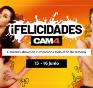 ¡Únete a la celebración del aniversario de Cam4 en la fiesta Cam4Bday 2024! 🎂