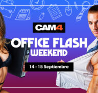 Office Flash 💼 Sexo en la Oficina este fin de semana en CAM4!🫶