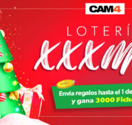 Lotería CAM4 XXXMAS 🎄 – Envía regalos de Navidad y gana hasta 3000 fichas