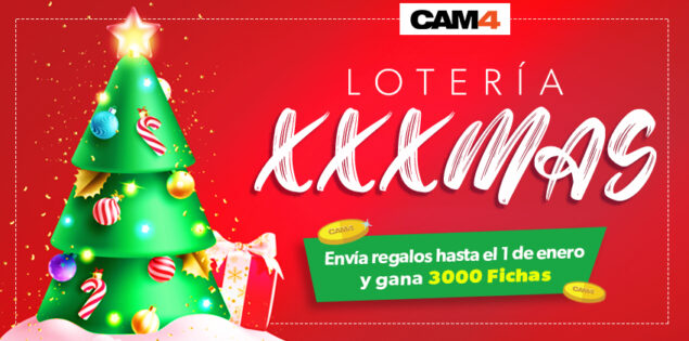 Lotería CAM4 XXXMAS 🎄 – Envía regalos de Navidad y gana hasta 3000 fichas