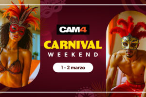 Fin de semana con disfraces sexy carnaval ♠ CAM4 CARNIVAL 🎭