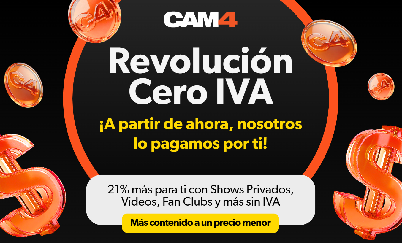 ¡CAM4 se hace cargo del IVA! – Menor precio + Más ingresos