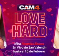 ¿Tienes sed de amor? LOVE HARD y encuentra a tu Valentín en CAM4 💘