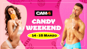 CAM4 Candy 🍭👅 ¡Dulces lamidas este fin de semana!