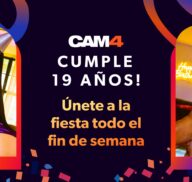 ¡Celebramos el 19 cumpleaños de Cam4 con una maratón web cam porn! 🎂🎉