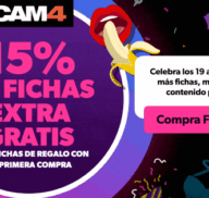 CAM4 cumple 19 años: celebra con Fichas Gratis 🤩