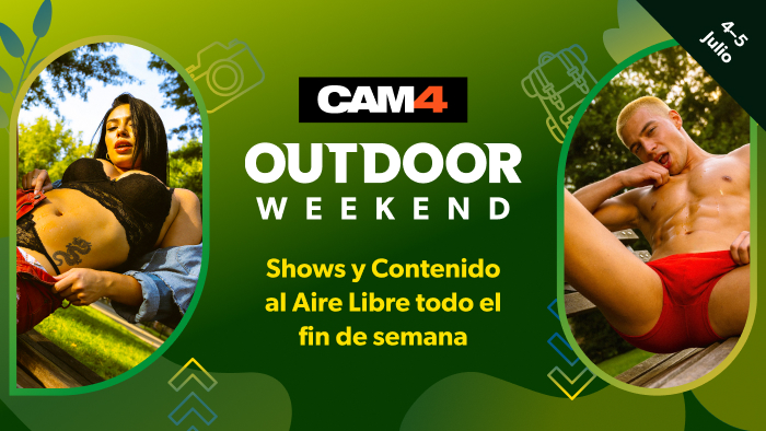 Vive un tórrido fin de semana de Sexo al Aire Libre en CAM4 ! 🔥 #outdoorsex