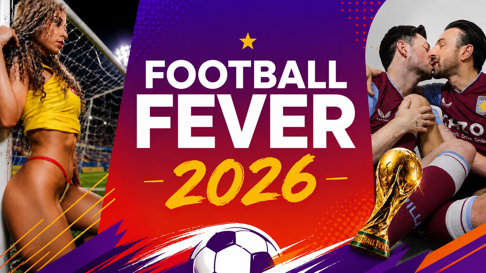 ¡Fiebre Futbolera en CAM4! ⚽ ¡Mira las mejores fotos del Mundial webcam!