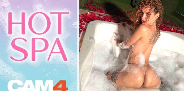 Las fotos calientes del Hot Spa de CAM4 💆‍♀️🫧