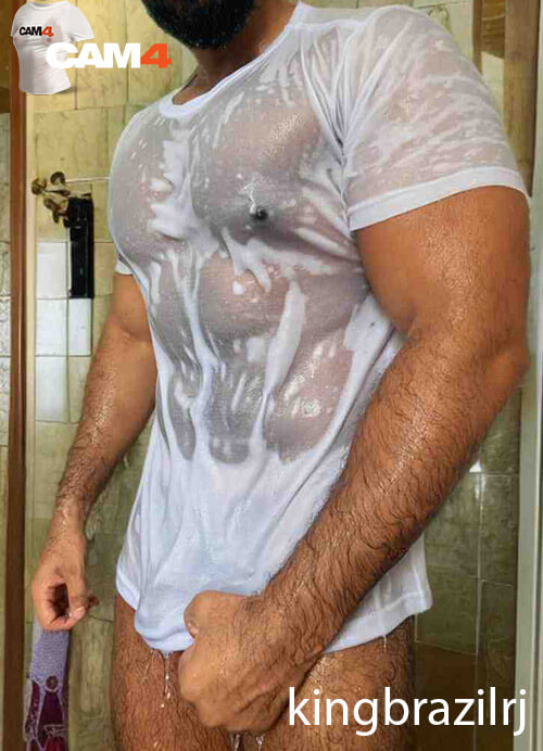 Brazilian man gay shower